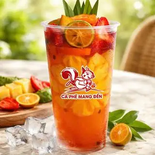 Hình ảnh Trà Trái Cây Tươi Nhiệt Đới (L) 700ml