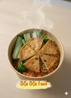Hình ảnh Mì Trộn Indomie - Chả Cá