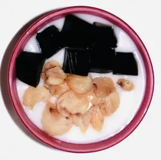 Hình ảnh Tàu hủ long nhãn sương sáo