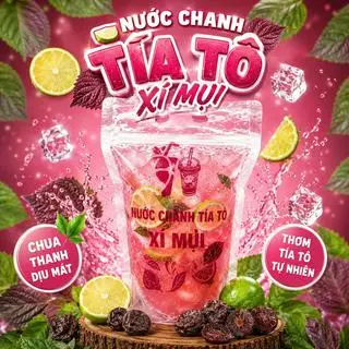 Hình ảnh Nước chanh tía tô xí muội