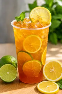 Hình ảnh hồng trà chanh