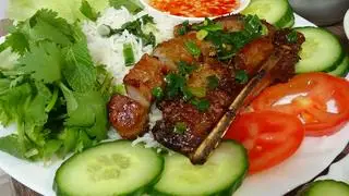 Hình ảnh Cơm tấm sườn nem