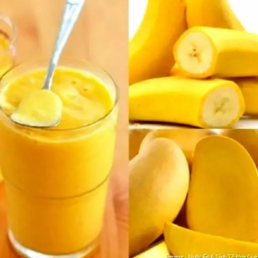 Hình ảnh Sinh tố chuối bơ xoài