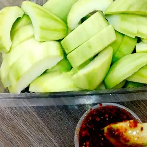Hình ảnh Xoài bao tử kèm chấm