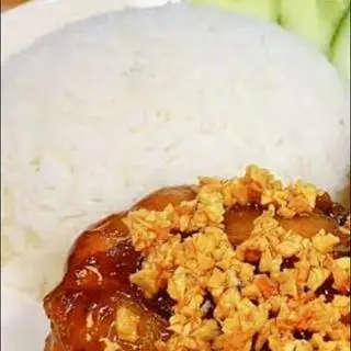 Hình ảnh Cơm gà sốt tương tỏi mật ong HQ