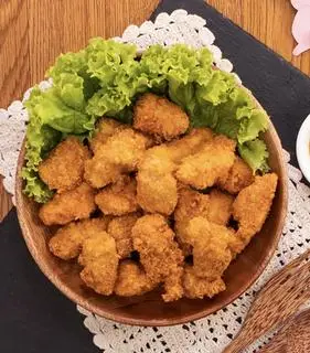 Hình ảnh gà viên chiên