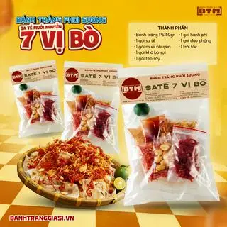 Hình ảnh PHƠI SƯƠNG SATE 7 VỊ BÒ