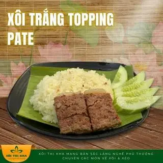 Hình ảnh Xôi trắng pate đậm vị tiêu ăn là nhớ