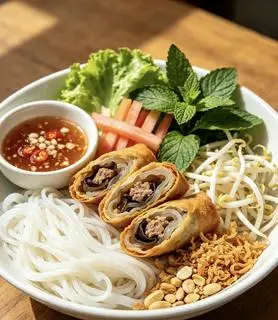 Hình ảnh Bún chả giò - 2 cuốn