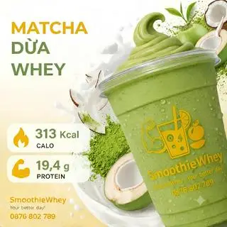 Hình ảnh (New) Matcha Dừa Whey
