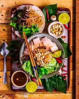 Hình ảnh bún mắm nêm