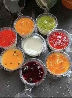 Hình ảnh Panna cotta vị đào