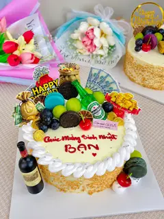 Hình ảnh Bánh Kem Bắp Size 25cm - Nam Ngẫu Nhiên