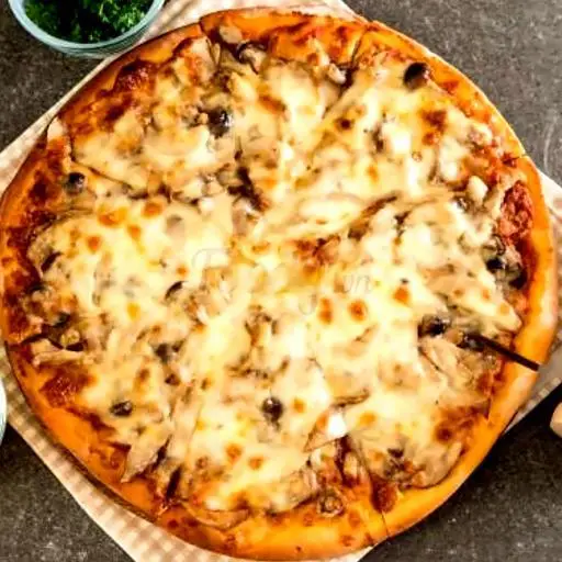 Hình ảnh Pizza gà nấm - size 22