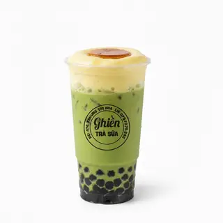 Hình ảnh Trà sữa Thái xanh kem trứng