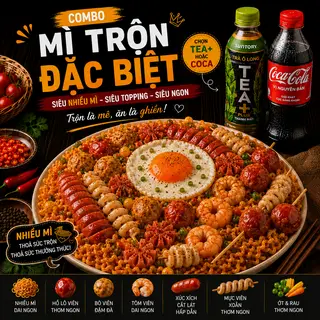 Hình ảnh Combo Mì Trộn Đặc Biệt