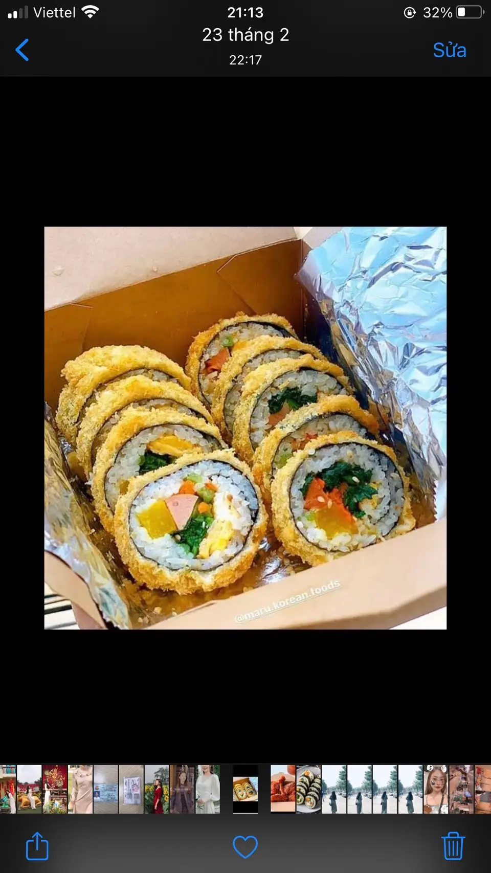 Hình ảnh Kimbab chiên
