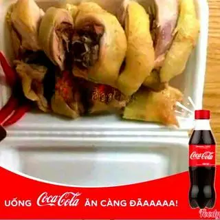 Hình ảnh Gà luộc 1 con - Kèm cocacola