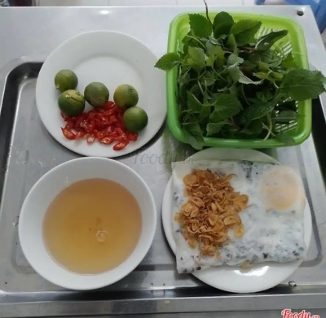Hình ảnh Bánh cuốn trứng