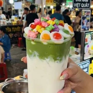 Hình ảnh Sữa Tuyết Vân Nam Matcha Trà Xanh Thạch (M)