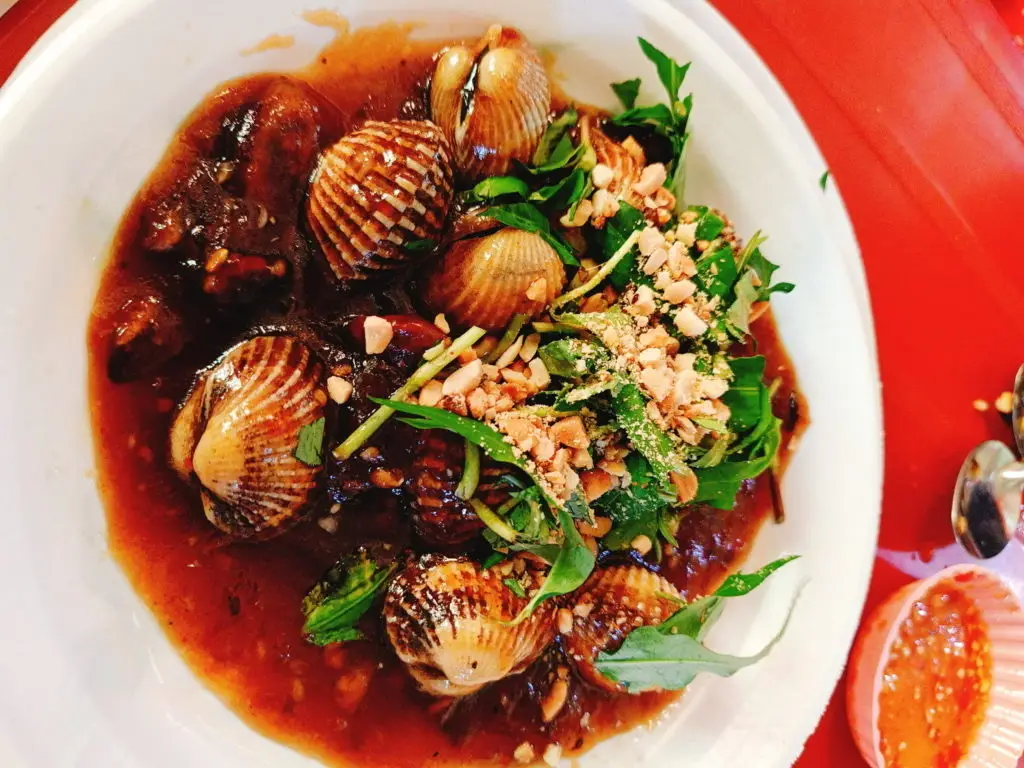 Hình ảnh Sò Huyết Xào Me ( Nhỏ )