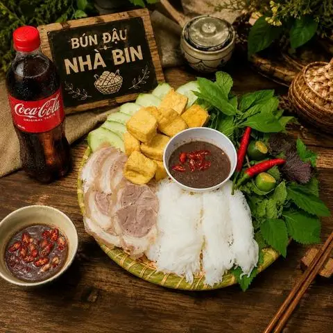 Hình ảnh Combo bún đậu thịt + coca