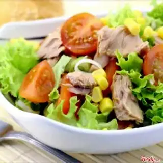 Hình ảnh Salad cá ngừ Salad Tura mix Mayone
