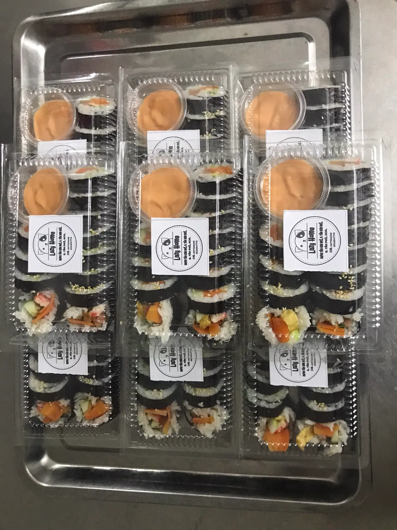 Hình ảnh Combo 2: 2 phần cơm cuộn (truyền thống /gạo lứt)