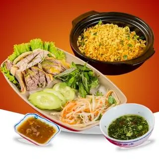 Hình ảnh Cơm Đảo Gà Xé Lẫn
