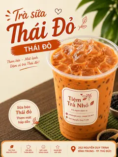 Hình ảnh Trà sữa thái đỏ