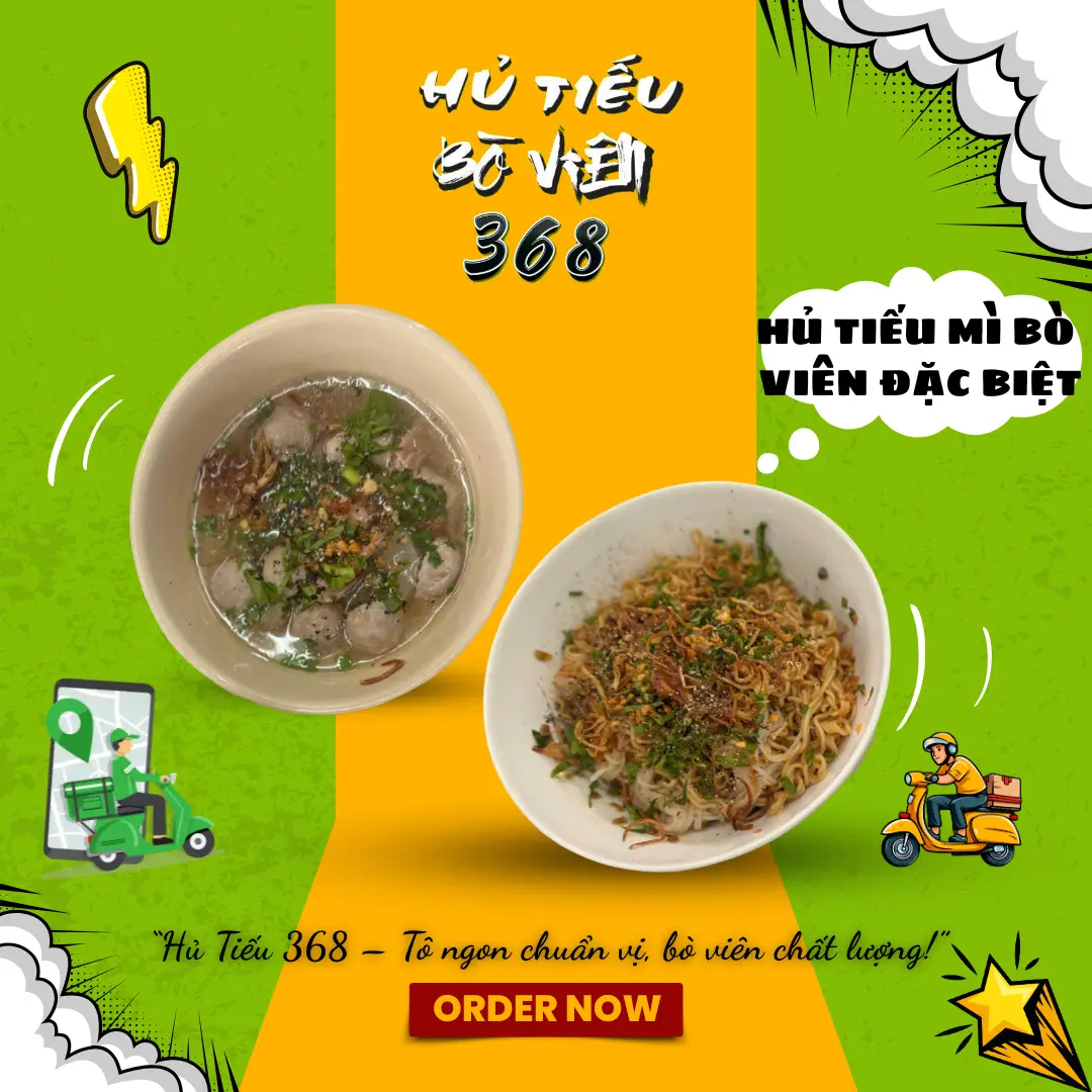 Hình ảnh Hủ Tiếu Mì Trộn Bò Viên Đặc Biệt
