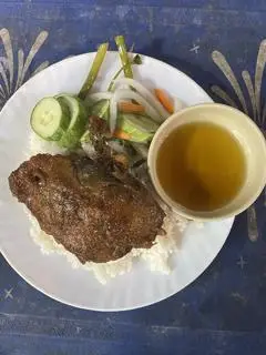 Hình ảnh cơm gà rô ti