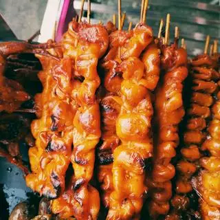 Hình ảnh ruột heo nướng muối ớt 
