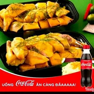 Hình ảnh Gà hấp lá chanh 1 con -Kèm cocacola