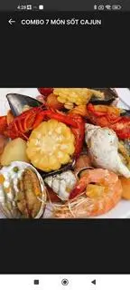 Hình ảnh Hải sản 5 món sốt cajun