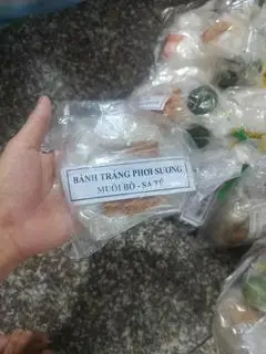 Hình ảnh bánh tráng sa  tế  siêu cay 