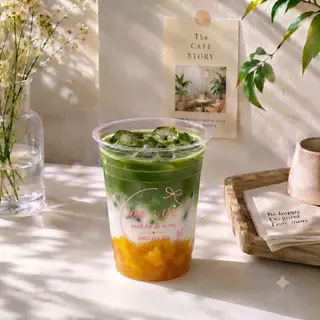 Hình ảnh Matcha Latte Xoài