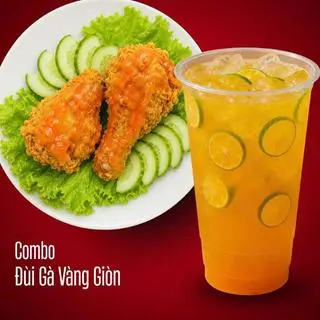 Hình ảnh Combo Đùi Gà Vàng Giòn Nhà Su Kem
