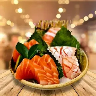 Hình ảnh Sashimi cá hồi - bụng cá hồi