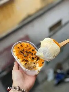 Hình ảnh khoai môn mochi dẻo kem trứng