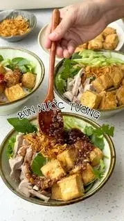 Hình ảnh Bún Nước Tương Thịt Luộc