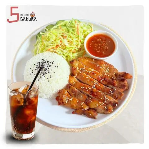 Hình ảnh Cơm Gà Nướng + Nước Ngọt
