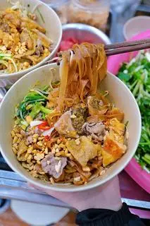Hình ảnh Bánh đa trộn ( bò giò đậu)