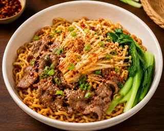 Hình ảnh Mì Trộn Bò Kim Châm 