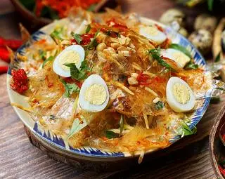 Hình ảnh bánh tráng trộn Sài Gòn