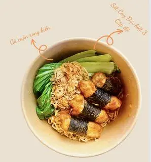 Hình ảnh Mì Trộn Gà Cuộn Rong Biển ( Sốt Cay )