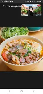 Hình ảnh Bún măng bò mix đặc biệt