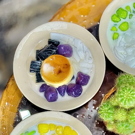 Hình ảnh CHÈ KHOAI DẺO BÁNH FLAN