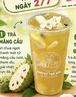 Hình ảnh trà mãng cầu - ly 500ml