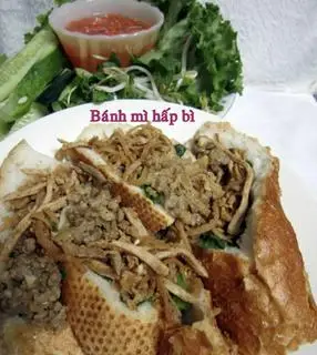 Hình ảnh Bánh mì hấp bì thịt